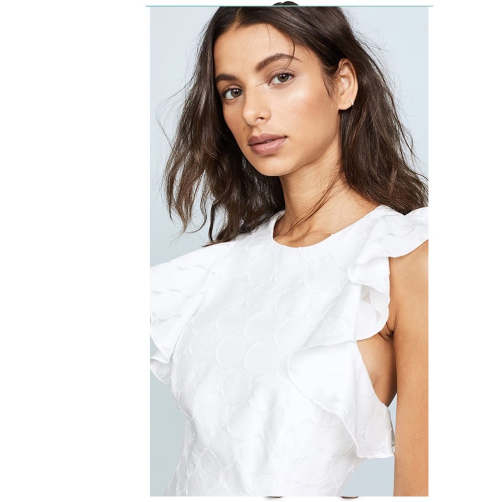 NWOT ✨ C/MEO Collective “Magnetise” Dress in Ivory, Tagged Large - Picture 8 of 12